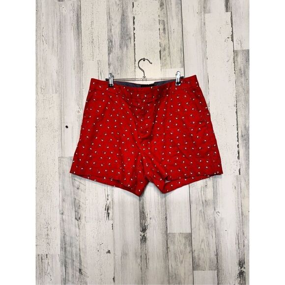 Banana Republic red shorts size 14 - Picture 1 of 9